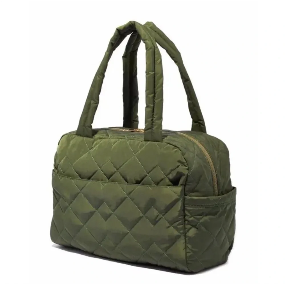 🔥🔥🔥NWT Marc Jacobs Diamond-Quilted Large Weekender - Picture 3 of 12